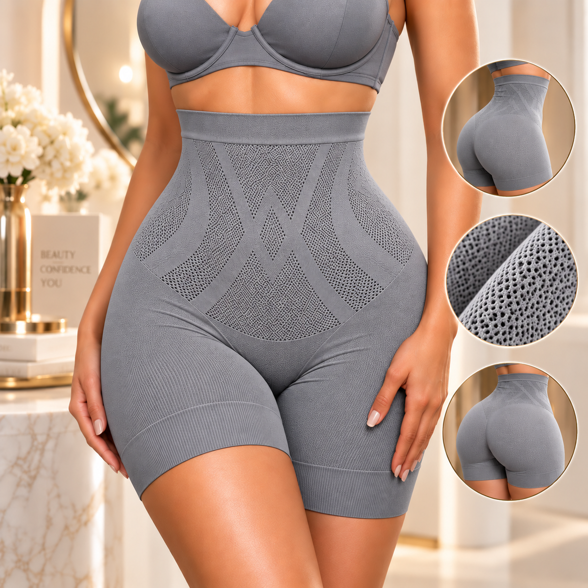 Culotte Gainante Taille Haute – Silhouette Sculptée & Confort Absolu